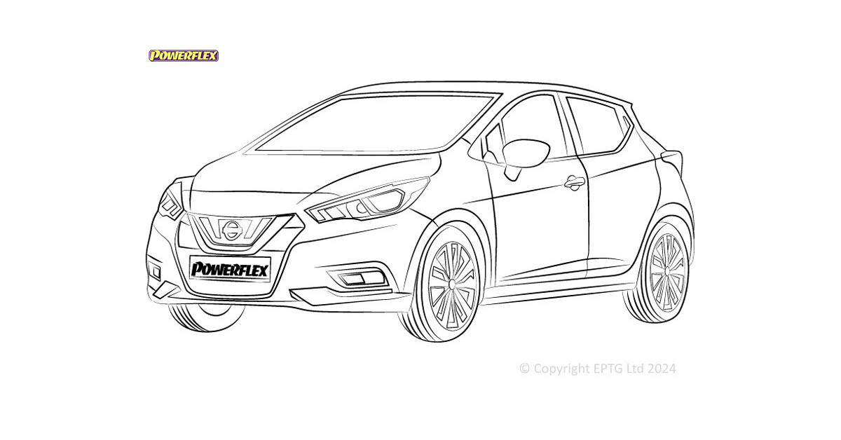 Silentblocs Powerflex Nissan Micra K14 - Gen5 (2017-)