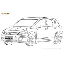 Boccole Powerflex Nissan Note / Tiida (2006 - 2011)