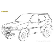 Powerflex bushes Nissan Terrano II R50 (1995 - 2005)