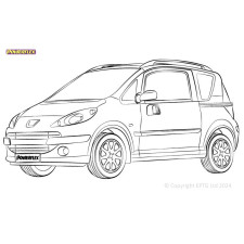 Boccole Powerflex Peugeot 1007 (2005-2009)