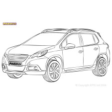 Boccole Powerflex Peugeot 2008 (2013-2019)