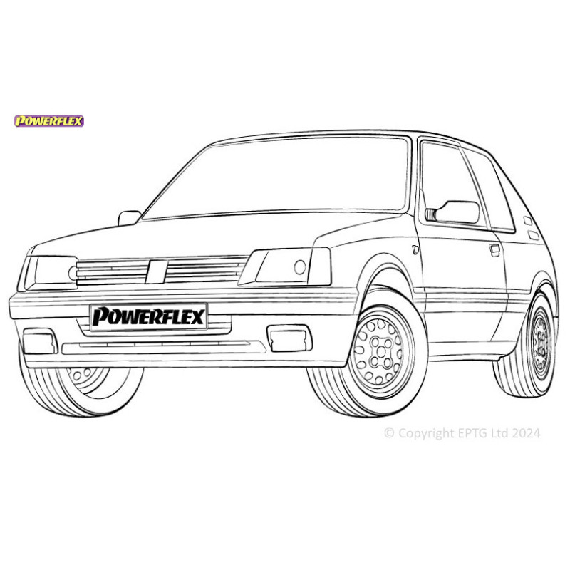 Silentblocs Powerflex Peugeot 205 GTi(1985-1998) - BUN-PF-00768 - BUN-PF-00768