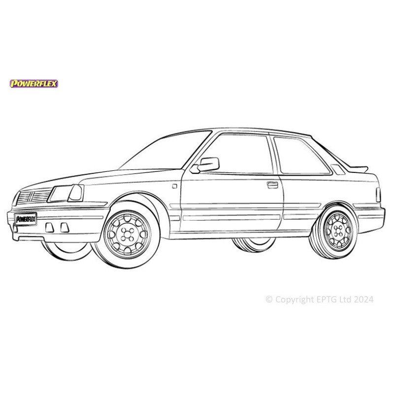 Silentblocs Powerflex Peugeot 309 inc GTI (1985-1994) - BUN-PF-00778 - BUN-PF-00778