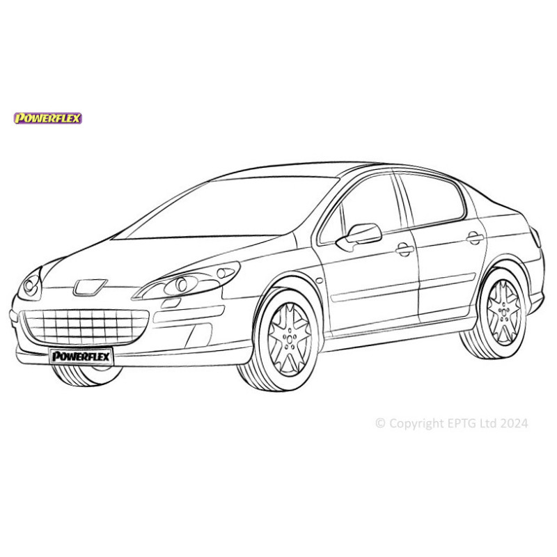 Silentblocs Powerflex Peugeot 407 (2004-2010) - BUN-PF-00779 - BUN-PF-00779