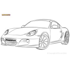 Boccole Powerflex Porsche 987C Cayman (2005 - 2012)