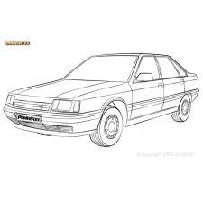 Boccole Powerflex Renault 21 inc Turbo (1986-1994)