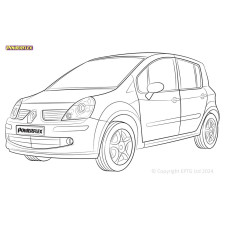 Boccole Powerflex Renault Modus (2004-2012)