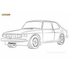 Boccole Powerflex Saab 99 (1970-1974)