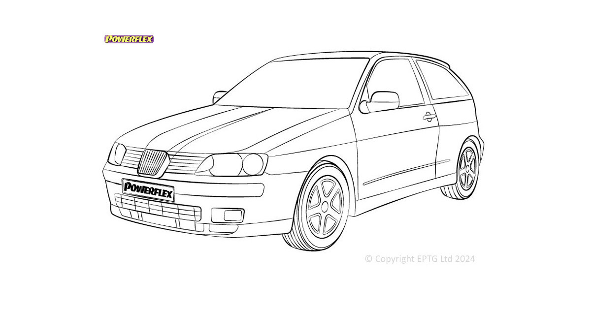 Boccole Powerflex Seat Ibiza MK2 6K (1993-2002)