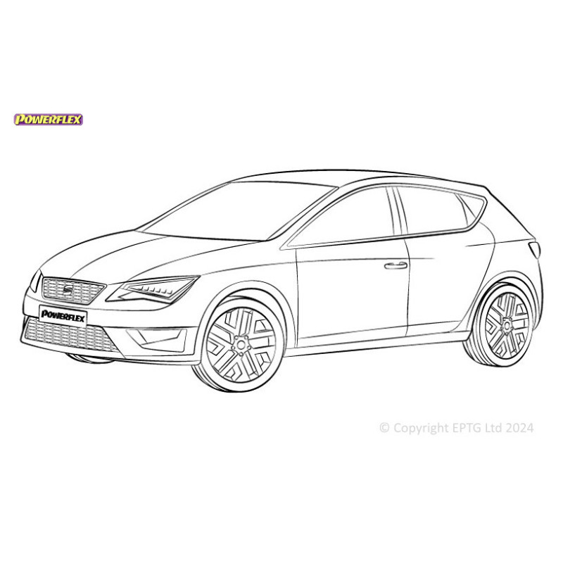 Powerflex bushes Seat Leon Mk2 1P (2005-2012) - BUN-PF-00919 - BUN-PF-00919