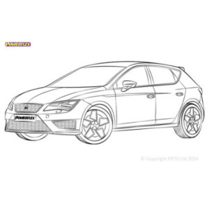 Silentblocs Powerflex Seat Leon MK3 5F 150cv et plus (2013-2020) multi bras