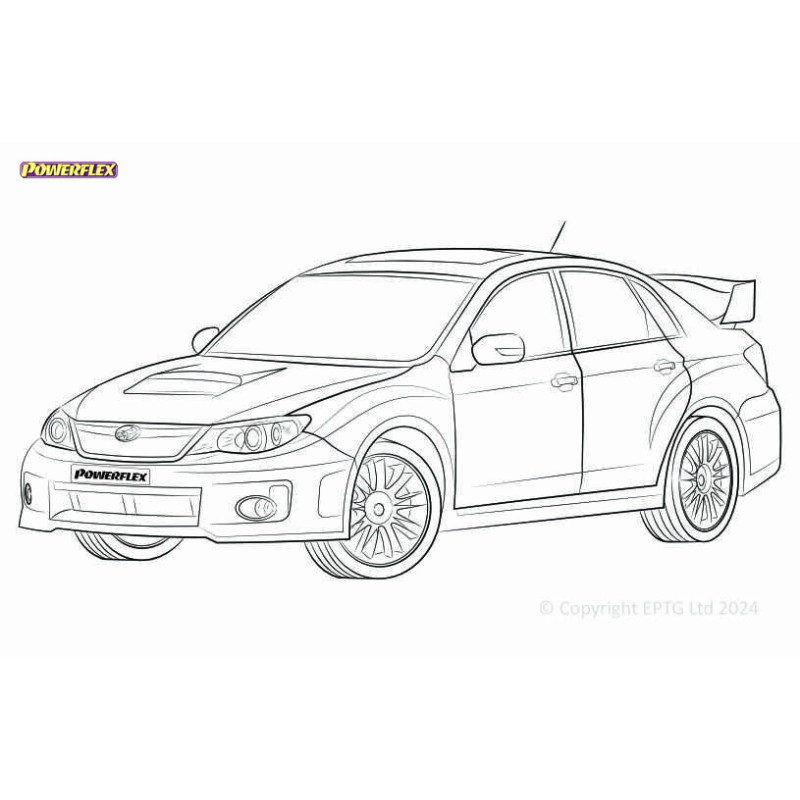 Powerflex bushes Subaru Impreza GR, GH (2007 - 2011) & WRX + STI (2007 - 2014) - BUN-PF-00968 - BUN-PF-00968