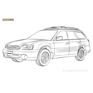 Powerflex bushes Subaru Outback (1998 - 2003)