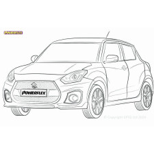 Powerflex bushes Suzuki Swift Sport MK4 (ZC33S) (2018-)