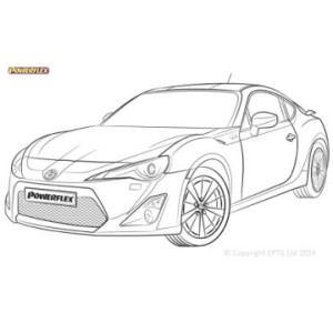 Silentblocs Powerflex Toyota 86 / GT86 (2012-)