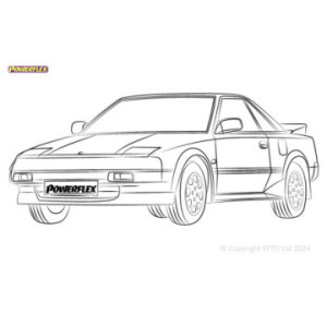 Boccole Powerflex Toyota MR2 Gen1 AW10/AW11 (1984 - 1989)