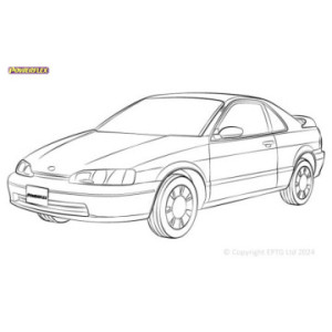 Powerflex bushes Toyota Paseo (1991-1999)