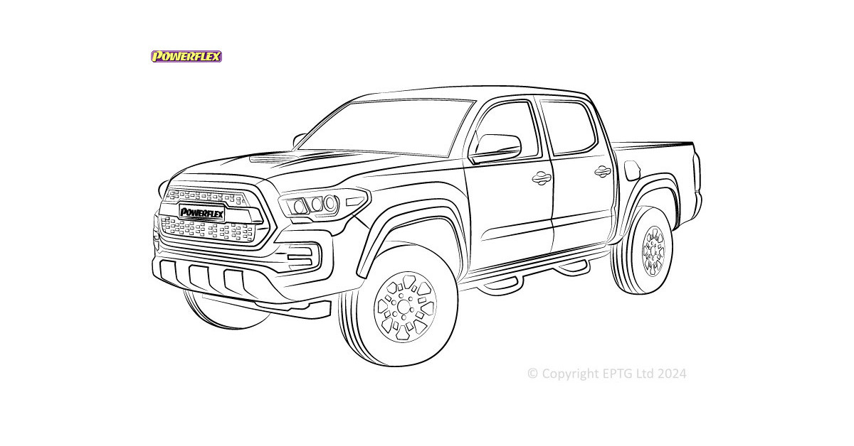 Boccole Powerflex Toyota Tacoma Mk2 (2004 - 2015)