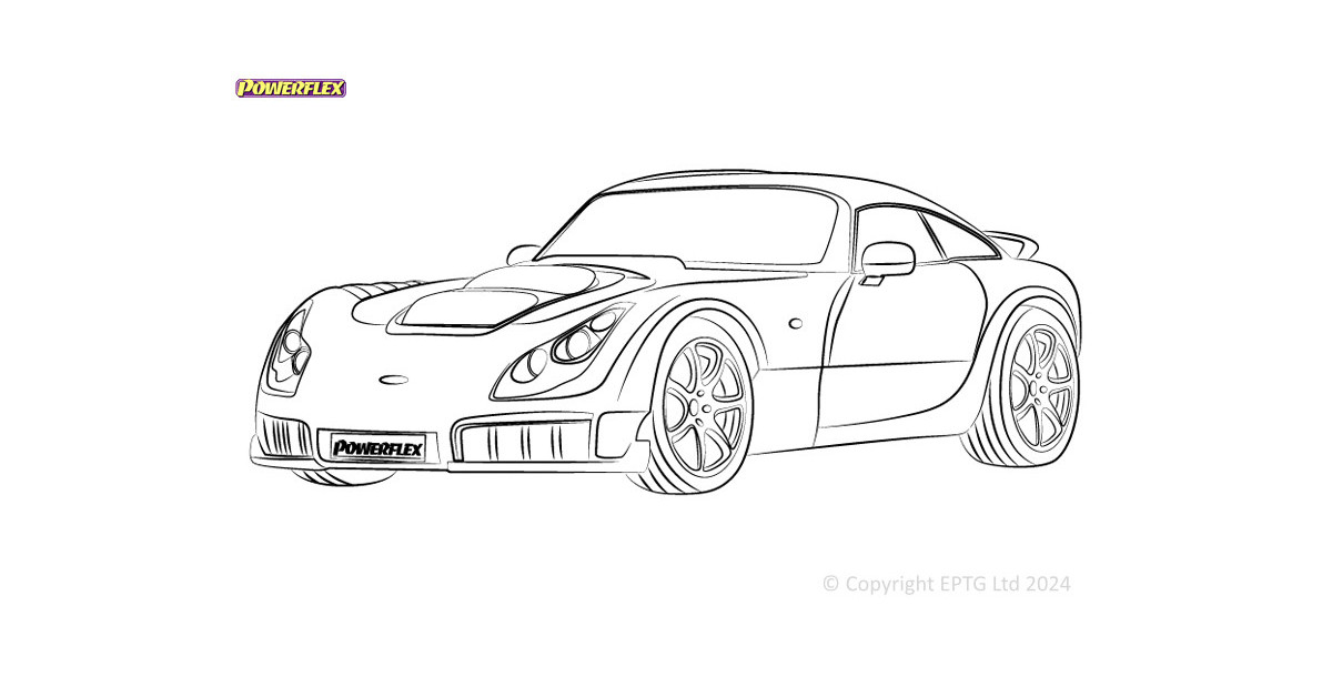 Silentblocs Powerflex TVR Sagaris (2004 - 2006)
