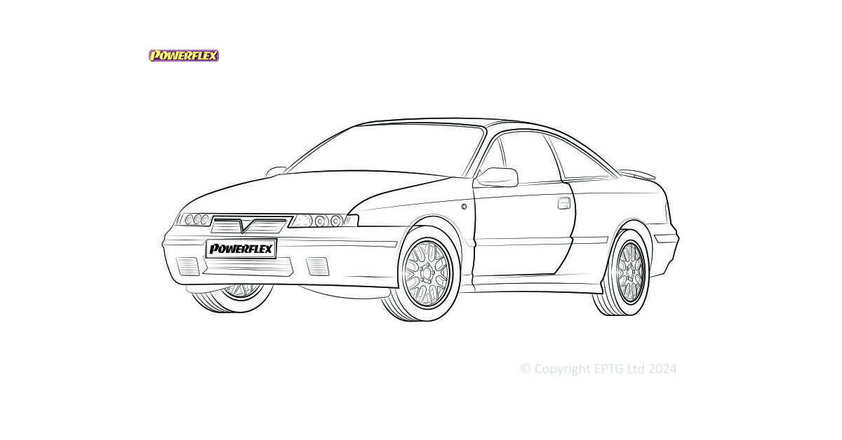 Silentblocs Powerflex Opel Cavalier GSi/Calibra 4WD, Vectra A (1989-1995)