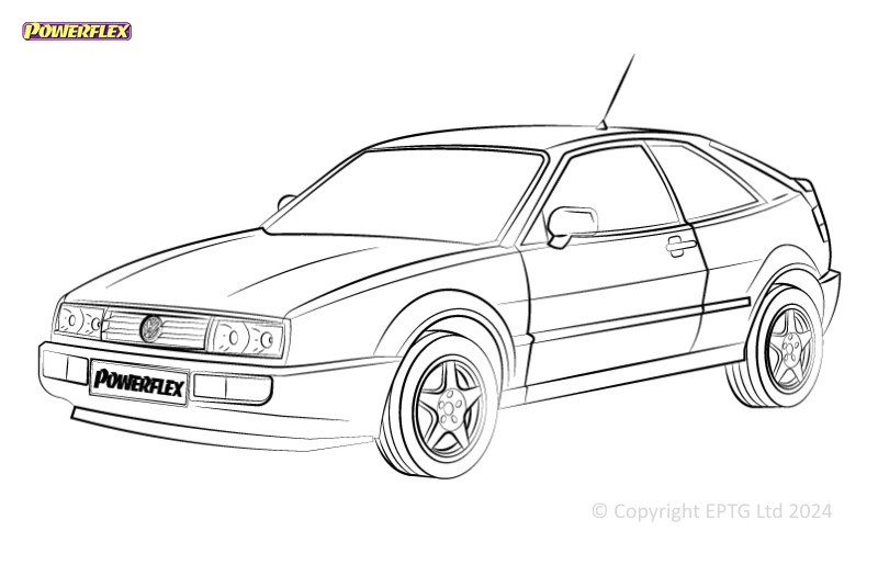 Powerflex bushes Volkswagen Corrado 53L (1989 - 1995) - BUN-PF-01078 - BUN-PF-01078