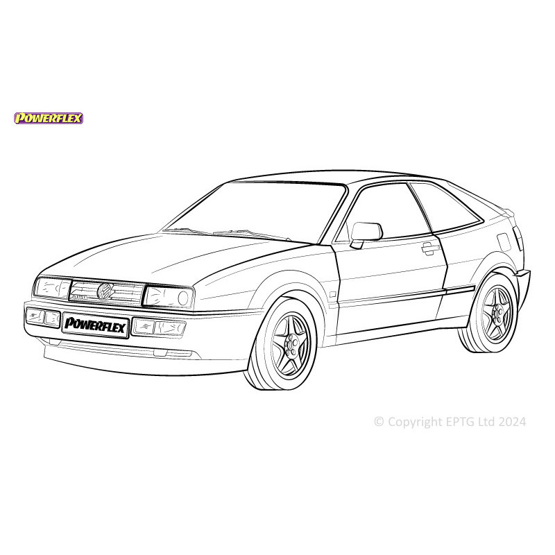 Silentblocs Powerflex Volkswagen Corrado VR6 (1991- 1995) - BUN-PF-01079 - BUN-PF-01079