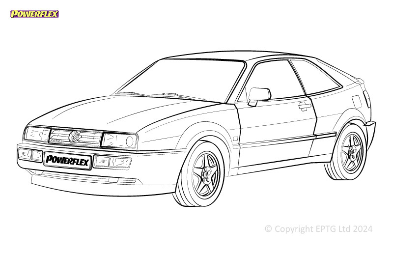 Silentblocs Powerflex Volkswagen Corrado VR6 (1991- 1995) - BUN-PF-01079 - BUN-PF-01079