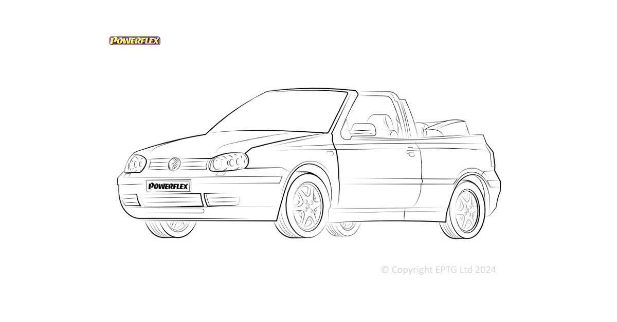 Silentblocs Powerflex Volkswagen Golf MK4 Cabrio (1997-2004)