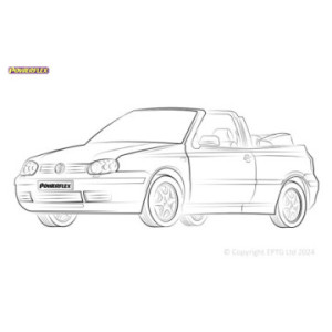 Silentblocs Powerflex Volkswagen Golf MK4 Cabrio (1997-2004)