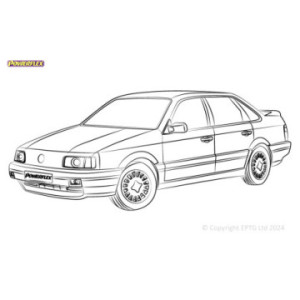Silentblocs Powerflex Volkswagen Passat B3/B4 2WD (1988 - 1996)