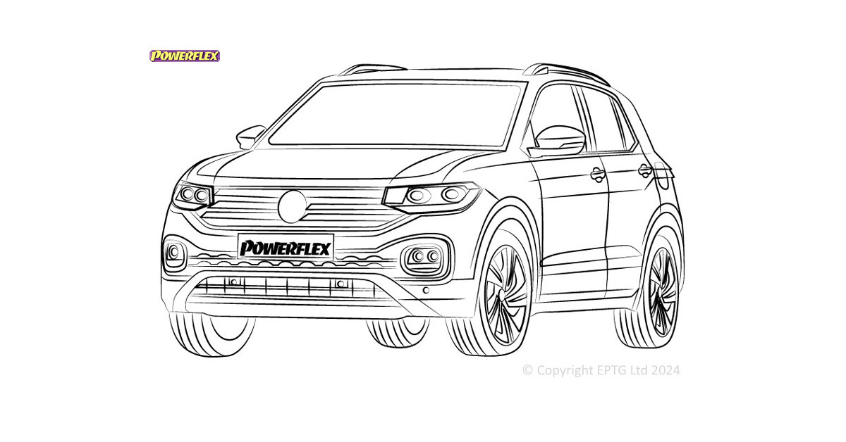 Powerflex bushes Volkswagen T-Cross (2018-)