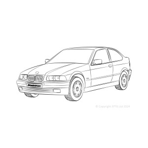 Silentblocs Powerflex BMW 3er E36 Compact (1993-2000)