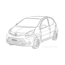 Powerflex bushes Toyota Aygo (2005 - 2014)