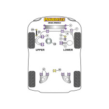 Boccole Powerflex Volkswagen T25/T3 Type 2 (Vanagon) All Models (1979 - 1992)