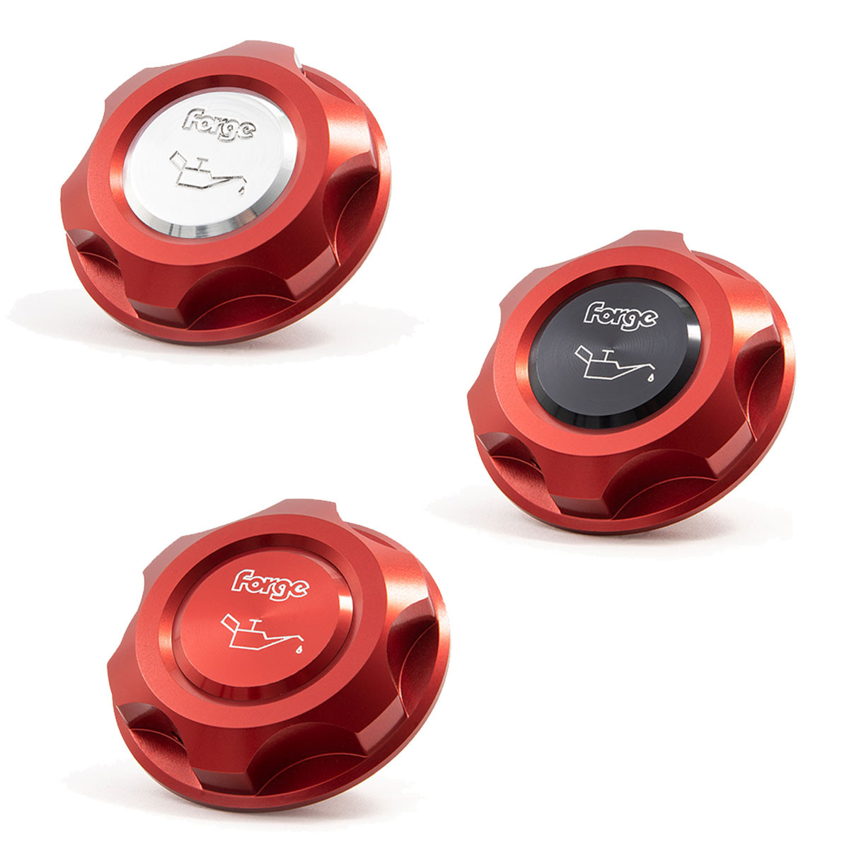 Forge Lotus Exige red oil cap - FO-FMCAP5-R.R - FMCAP5-RED-RED