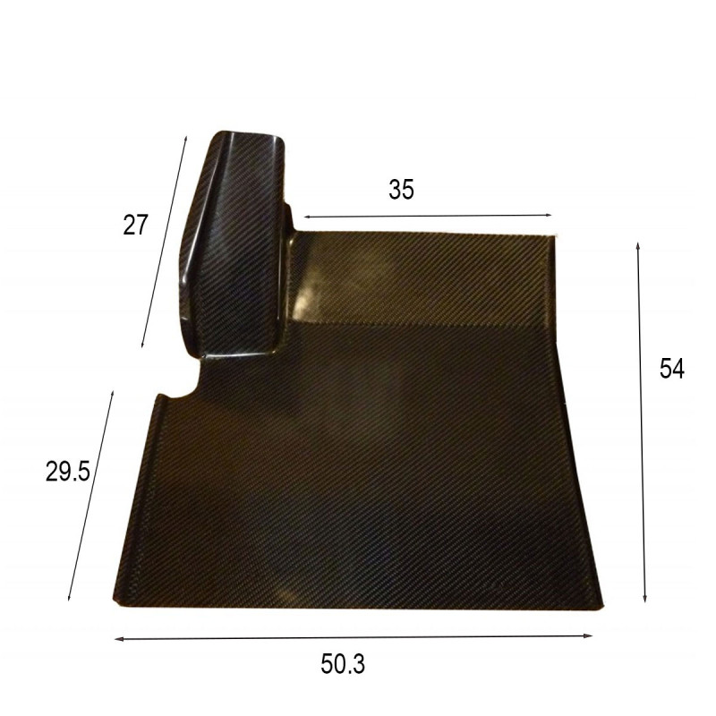 Poggia Piede Pilota Carbonio Peugeot 106 - CP-CPP-C-106 - SMC-CPP/C-106 - 3661768465226