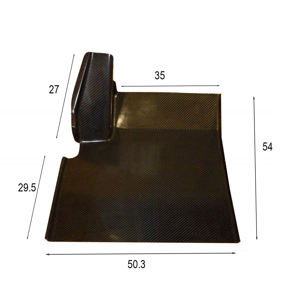 Poggia Piede Pilota Carbonio Peugeot 106 - CP-CPP-C-106 - SMC-CPP/C-106 - 3661768465226