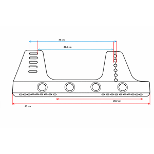 Sparco-Schalensitzbefestigung speziell für Land Rover Swift Sport R1