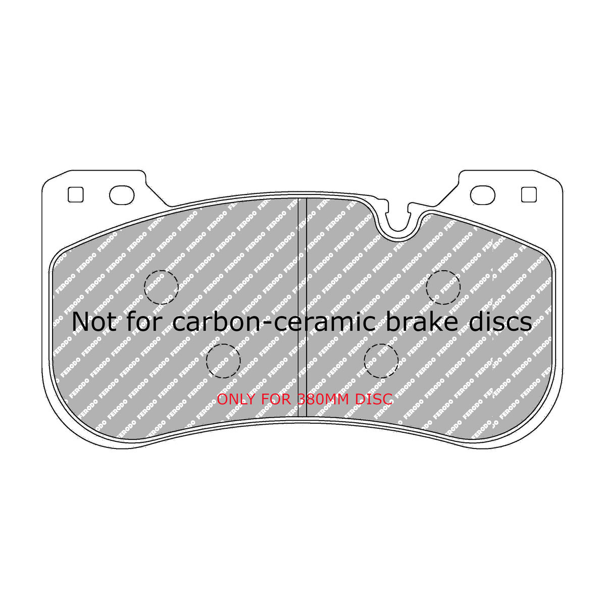 Ferodo DS2500 front brake pads BMW M3 / M4 - F-CP5546H - FCP5546H - 3666618516974
