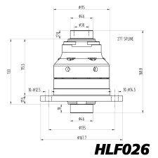 Bratex Limited-Slip Differential BMW E28 / E30 / E36 Differential 188 - 35.50mm
