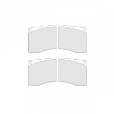 Brake pads CL Brakes RC8 Peugeot 206 Super 1600