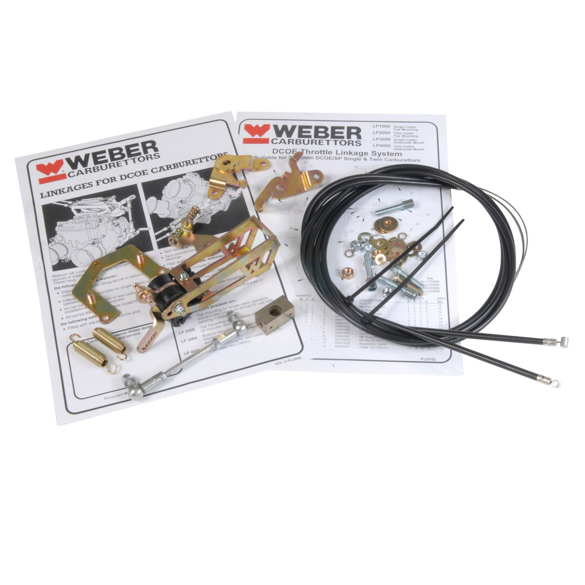 Controllo Doppio Acceleratore Haut pro Weber DCOE Carburatore - W-CDACHP - LP2000 - 3661768137680
