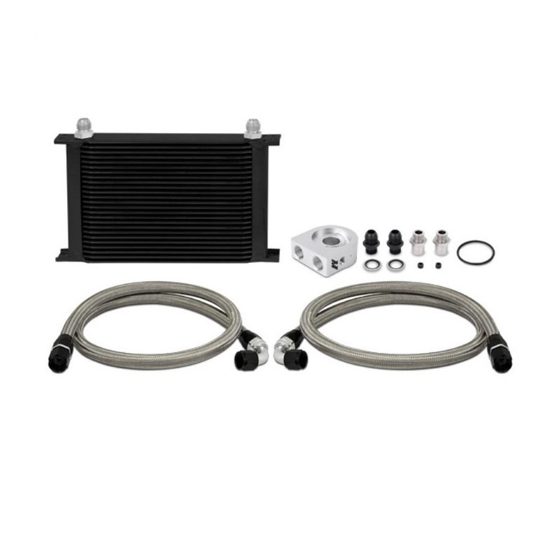 Kit radiateur d'huile universel thermostatique MISHIMOTO 19 rangées - MIM-OC-ULTBK.N - MMOC-ULTBK