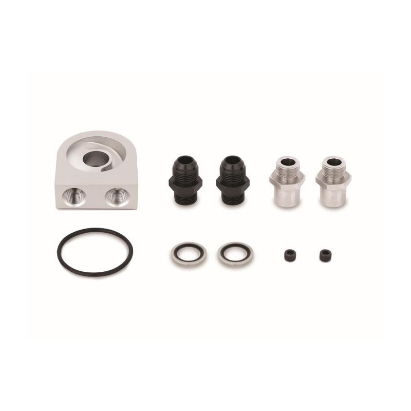 Kit radiateur d'huile universel thermostatique MISHIMOTO 19 rangées - MIM-OC-ULTBK.N - MMOC-ULTBK