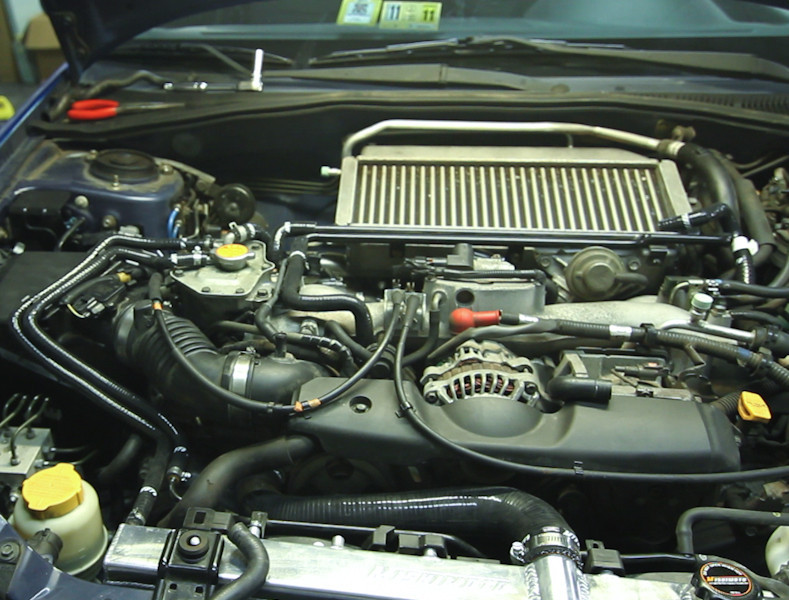 Durites de refroidissement auxiliaires Mishimoto Subaru WRX/ STI (2002-2005) - MIM-HOSE-SUB-ANC.R - MMHOSE-SUB-ANCRD