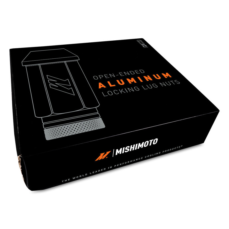 Mishimoto Aluminium Locking Lug Nuts M12x1.5, 20pc Set - MIM-LG-15-20L.SI - MMLG-15-20LSL