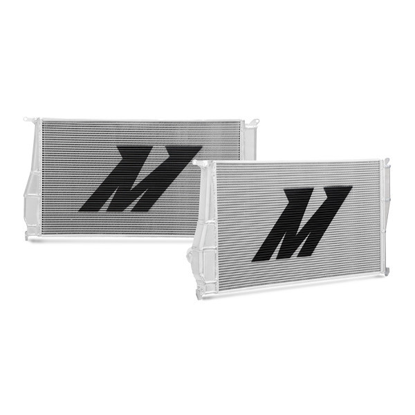 Radiateur d'eau Alu MISHIMOTO pour BMW 335i 135i BVM Moteur N54/N55 (2006-2013) - MIM-RAD-E90-07 - MMRAD-E90-07 - 3666618727240