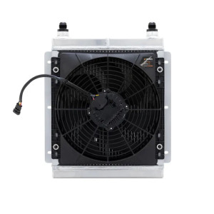 Wasser- und Ölradiator, Universalbox MISHIMOTO mit Ventilator
