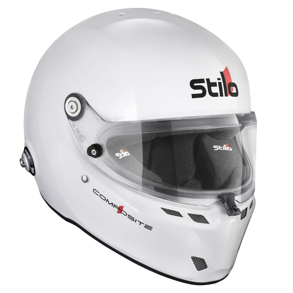 Casco Stilo ST6 FN bianco/nero - Snell SA2020 FIA 8859-24  Hans FIA8858-10 - STI-AA0810AG2VC.XL - AA0810AG2V610101