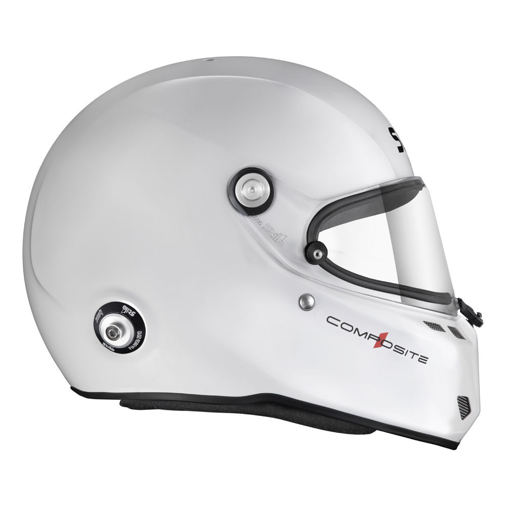Casque Stilo ST6 FN blanc/noir - Snell SA2020 FIA 8859-24  Hans FIA8858-10 - STI-AA0810AG2VC.XL - AA0810AG2V610101